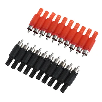 

20PCS Solder RCA Plug Male o Video Adapter Connector Professional