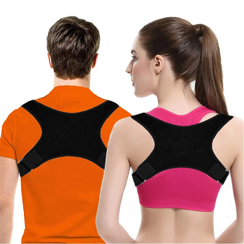

Men Women Brace Support Belt Adjustable Belt Back Posture Corrector Clavicle Spine Shoulder Lumbar Posture Correction Shapewear