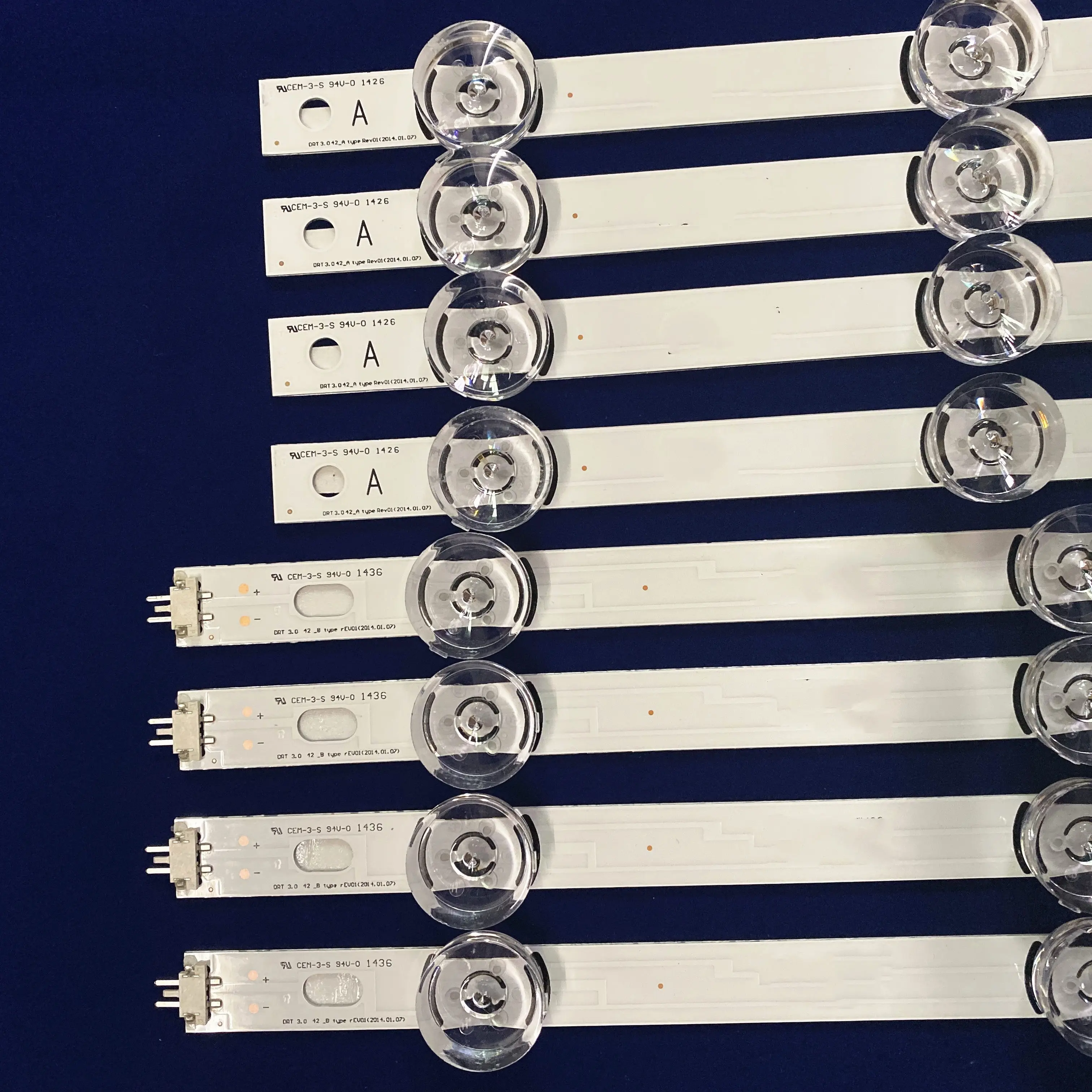 Светодиодный полоски для LG 42LB5800 42LB5700 42LF5610 42LF580V LC420DUE FG панель DRT 3,0 42 A/B Тип 6916L-1709B 6916L-1710B
