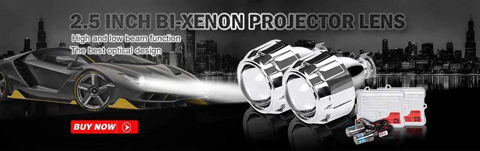 DERI 2,5 дюймов HID Bi-xenon LHD дальний и ближний свет мини H1 объектив проектора фары линзы H4 H7 автомобильные фары модифицированный стиль