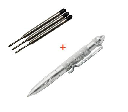 Dropshiping Defence Tactical Pen High Quality Aluminum Anti skid Portable Self Defense Pen steel Glass Breaker Survival Kit