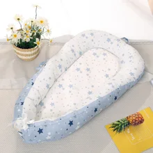 Съемная и моющаяся детская кровать для путешествий, хлопковая кровать для новорожденных, простая бионическая кровать для детей