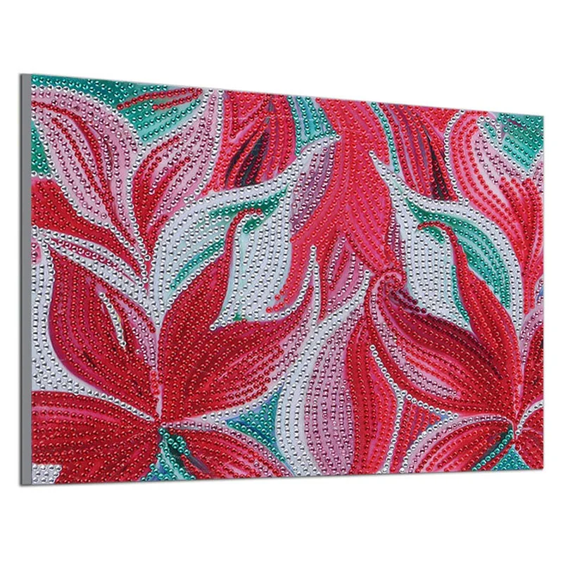 Promotion--Special Shaped Diamond Painting Colorful Flowers Pattern Cross Stitch 5D Diy Crystal Rhinestone Embroidery Ar | Дом и сад