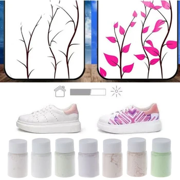 

7 Color UV Color Change Pigment Powder Exposed to Sunlight or UV Light Art Craft