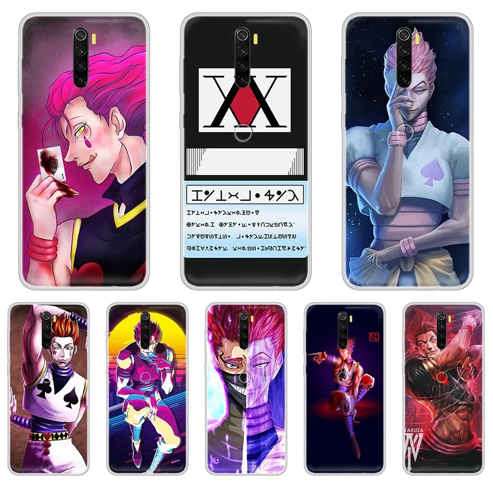 HUNTER×HUNTER Hisoka Мягкий Бампер Прозрачный чехол для телефона XIAOMI Redmi Note 3 4 5 6 7 8 9 9s Pro max 8T