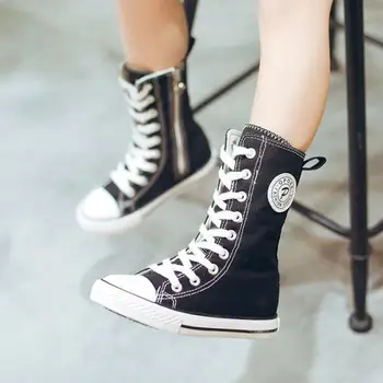 

2019 Children Canvas Shoes Boys And Girls Shoes High-top Breathable Board Shoes Spring and Autumn Shoes