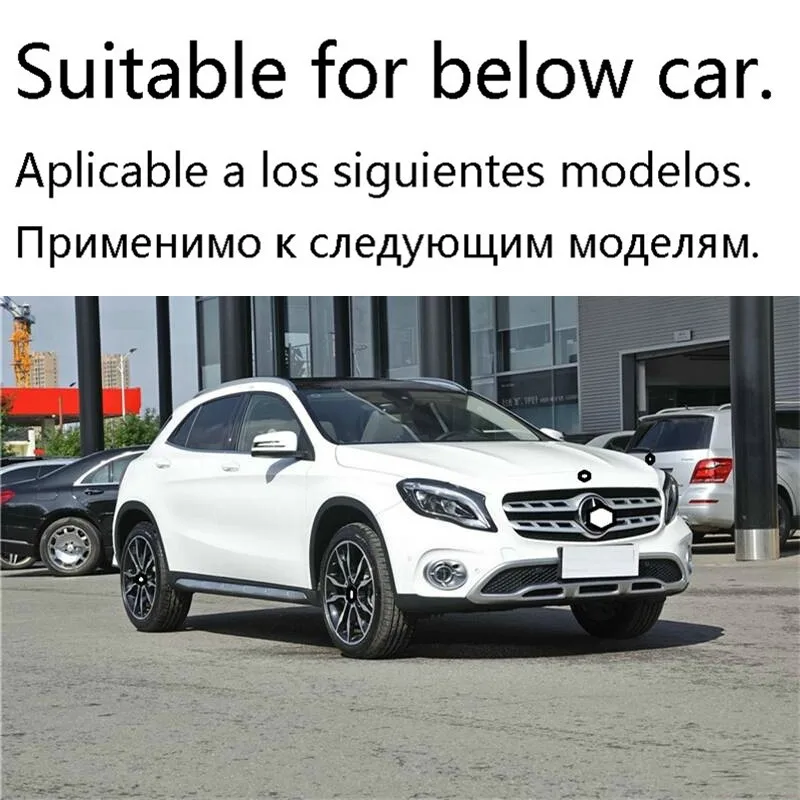 Хромированная автомобильная решетка, наружная наклейка, Полоска, украшение для автомобиля 17 18 для Mercedes Benz GLA Class