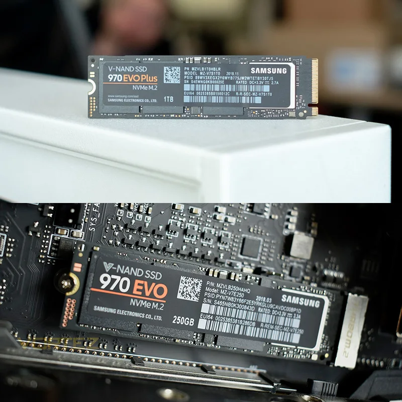 Samsung EVO 970 SSD M.2 500GB 250GB M2 2280 NVME Pcie V-NAND высокопроизводительный твердотельный накопитель для ноутбука с корпусом для жесткого диска SSD