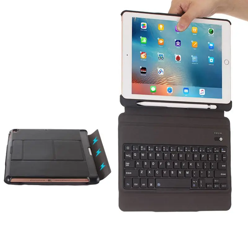 Чехол с клавиатурой для iPad 2018 2017 Pro 9 7 Air 2 и 1 тонкий светильник беспроводной/BT