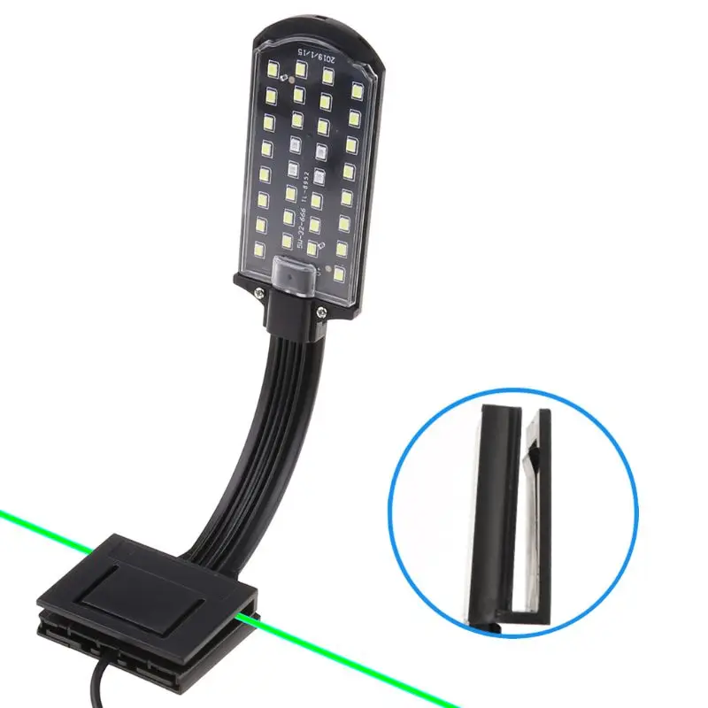 Simple LED Aquarium Lights Water Grass Plants Grow Light Fish Tank Clip-on Waterproof Lighting Lamp led lamp aquarium light aquarium lamp
