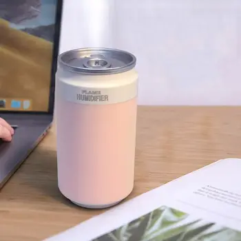 

200ML Can Shaped Car Air Humidifier Diffuser Purifier with USB Fan LED Light Kit