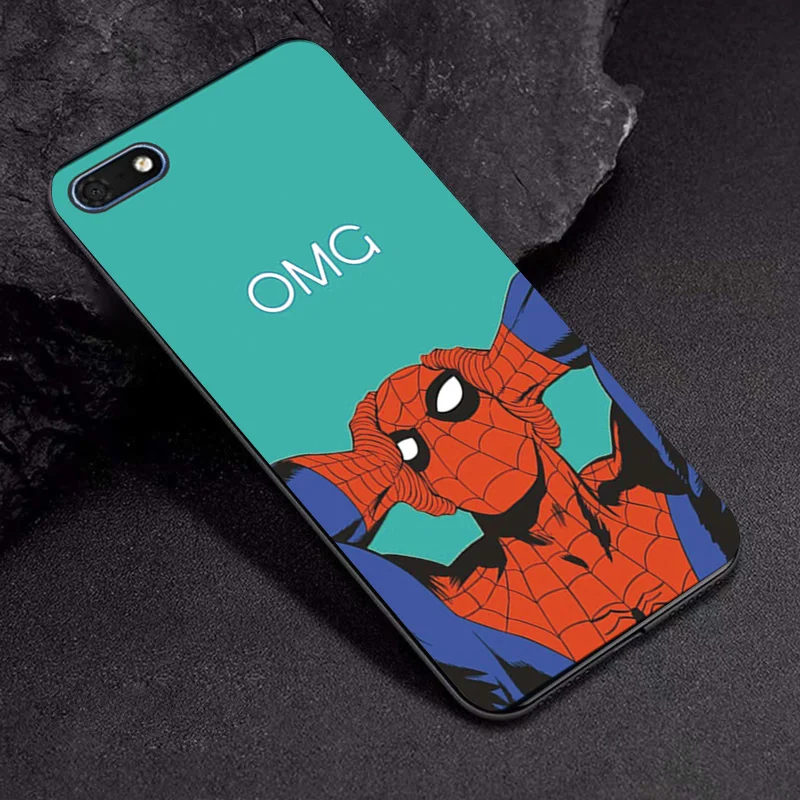 Чехол Marvel Hero для huawei Y5 Prime, мягкий черный ТПУ чехол для huawei Y5 Prime Y5 Y5 Lite Y6 Y7 Prime чехол - Цвет: TPUBLK629