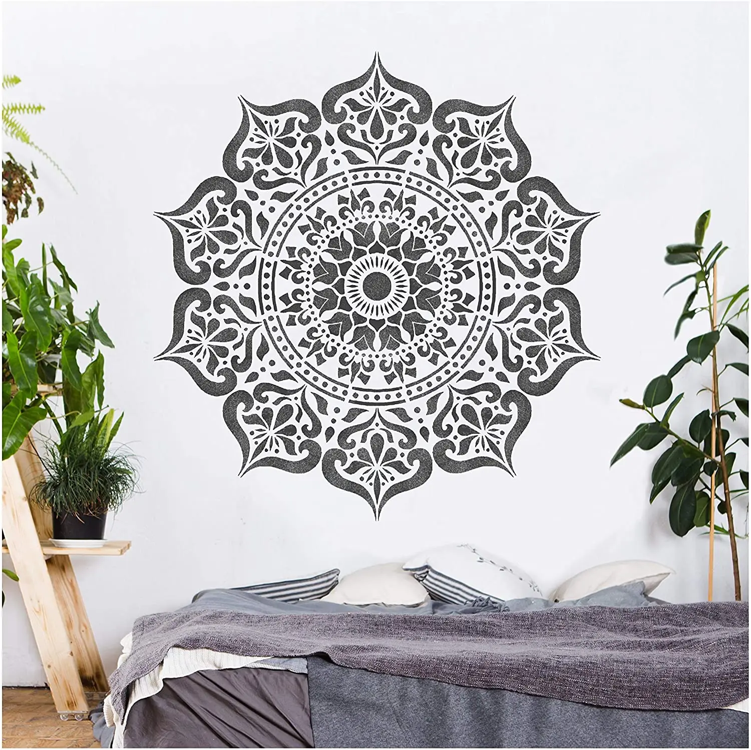 

50 * 50 cm size craft mandala mold for painting diy stencils stamped photo album embossed paper card on wood, fabric, wall