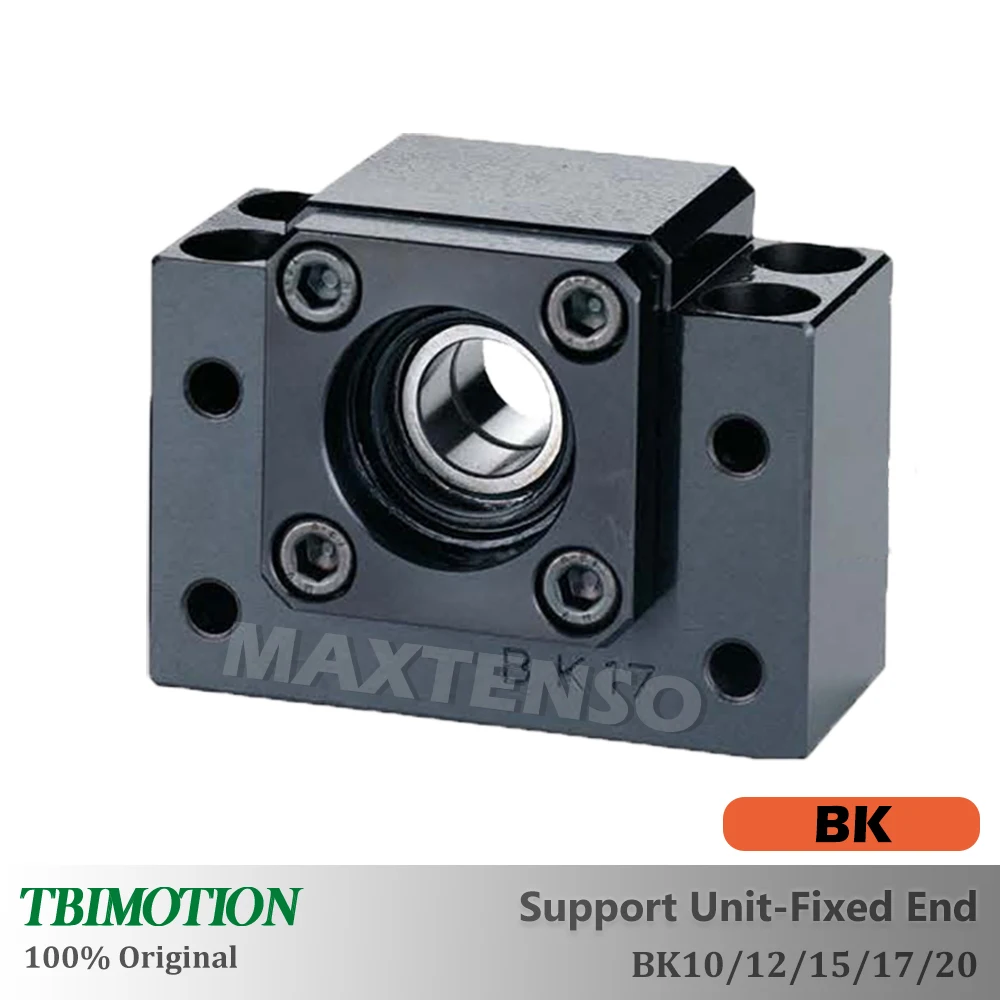

TBI MOTION Support Unit Professional BK10 BK12 BK15 BK17 BK20 Fixed-side C5 C7 for ball screw TBI sfu 1204 Premium bf12 CNC Part