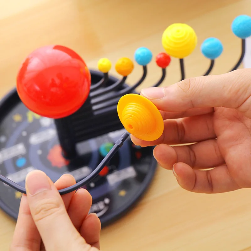 Montessori Educational Toys for Children Early Learning Materials Baby Intelligence Planets Science Solar System Teaching Model - Image 5