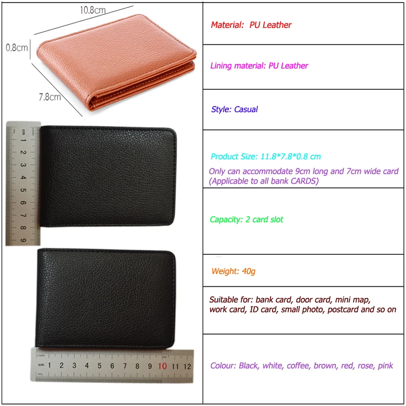 CICICUFF Ultra Thin Auto Driver License Bag PU Leather on Cover for Car Driving Documents ID Card Holder Purse Wallet Case