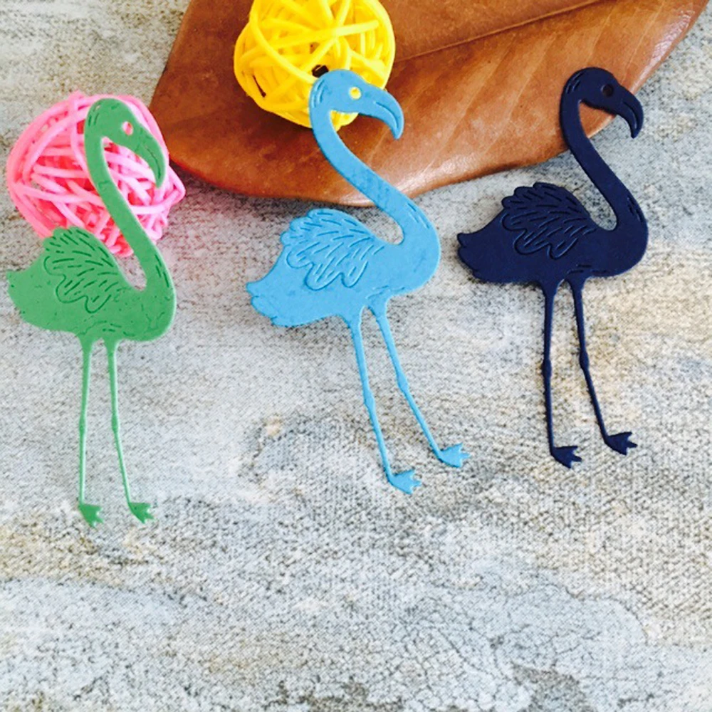 Flamingo Metal Cutter Cutting Dies Embossing Stencils Cut DIY Scrapbooking Stamping Paper Mold Craft Home Decor | Дом и сад