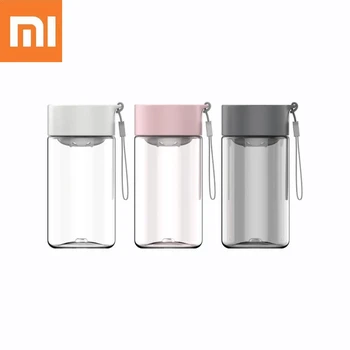 

Xiaomi Mijia Fun Home 350ml Cup Portable Camping Water tumbler with Rope Holder Food Grade PP Silicone Cup
