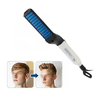

Multi-functional Men Hair Styling Comb Professional Hair Straightening Curling Comb Rechargeable Comb Hair Care Styling Tool