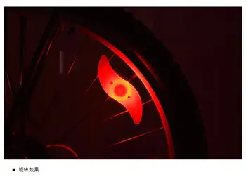 

100pcs Waterproof Bicycle Spoke Light 3 Mode LED Luminous bicycle wheel light bicycle safety warning light sport toy