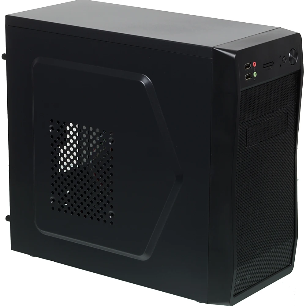 Корпус Formula FM-602 черный 450W mATX 2x120mm 2xUSB2.0 audio