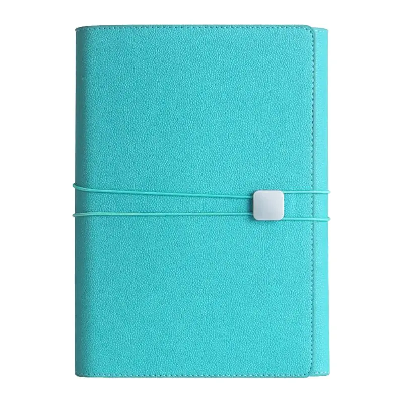 Спиральный блокнот формата А5 бизнес-блокнот офисный дневник с отрывными листами Подарочный Многофункциональный LX9A - Цвет: Небесно-голубой