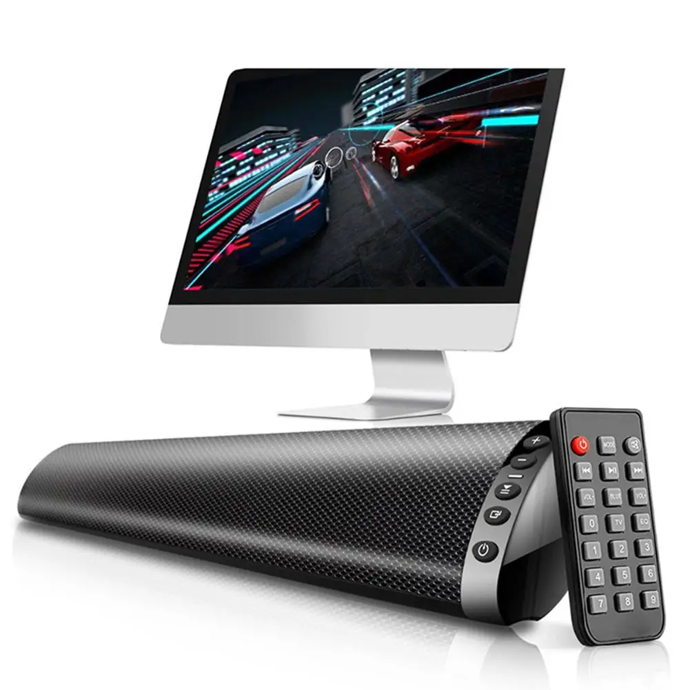 

Bluetooth 5.0 Wireless TV Soundbar Home Theater Wall-Mounted Sound Bar Speaker