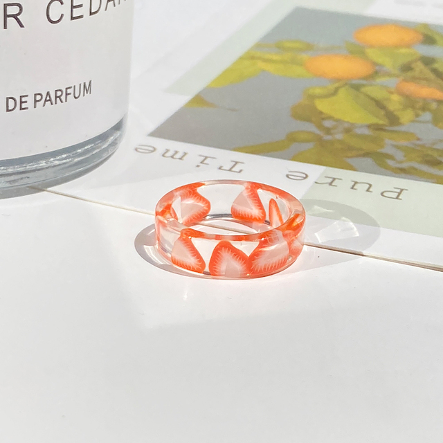 Fashion Acetic Acid Flower Rings for Women Lady Personality Leopard Acrylic Opening Adjustable Rings Finger Jewelry Gift