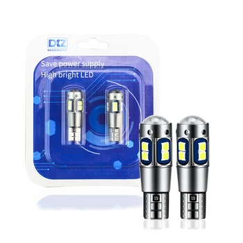 

DXZ 2PCS T10 W5W High Quality 3030 LED Car External lights Reading lamp License Plate Light Width Lights t10 Led Lights For Car