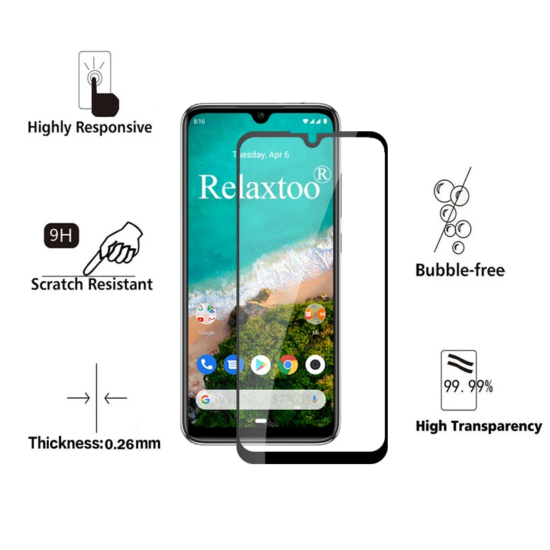 Защитное стекло mi a3 облегченное закаленное для xiaomi lite защита экрана 3a light a 3 a3lite