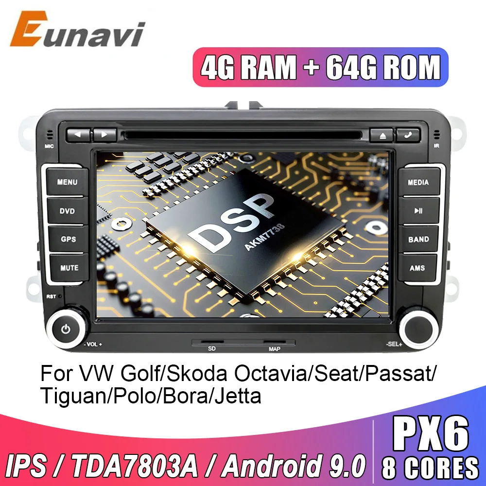 Eunavi Штатная магнитола андроид системный блок автомагнитола для VW GOLF 6 Polo Bora JETTA B6 PASSAT Tiguan SKODA OCTAVIA 2 din DVD мультимедиа автомобиля головное устро... Eunavi Штатная магнитола андроид системный блок автомагнитола для VW GOLF 6 Polo Bora JETTA B6 PASSAT Tiguan SKODA OCTAVIA 2 din DVD мультимедиа автомобиля головное устро...