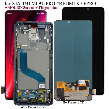 

LCD Screen For Xiaomi Mi 9T 9 T Pro Amoled Display Touch Screen Replacement For Redmi K20 K 20 Pro LCD with Digital fingerprint