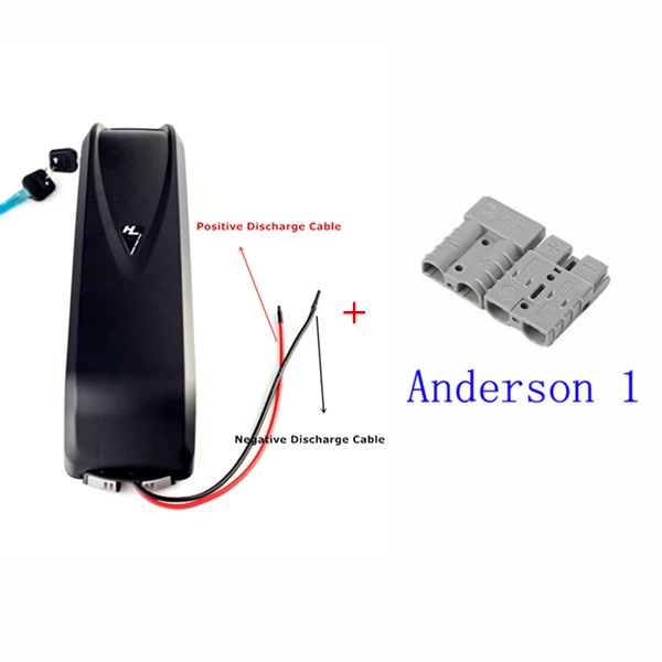 Anderson 1 48 В 17AH Hailong EBike литий-ионный Электрический электровелосипед батарея с 30A BMS для 750 Вт BBS02 1000 Вт BBSHD Bafang велосипедный мотор - Цвет: Anderson 1
