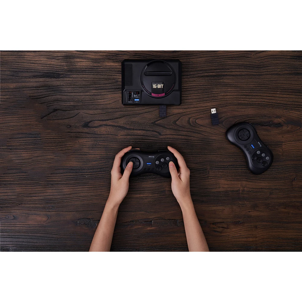 Для 8Bitdo M30 MD Mini 2,4G беспроводной контроллер геймпад проводное/беспроводное соединение для SEGA MD Mini для пульта переключения rend