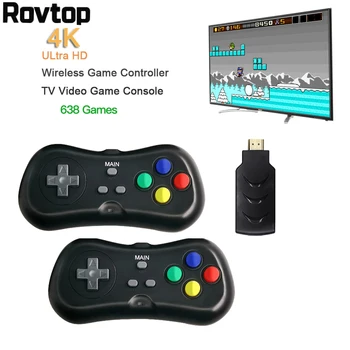 

2.4G Game Dongle Wireless Handheld TV Video Game Controller Build In 638 Classic Games Console Mini Video Console HDMI Output