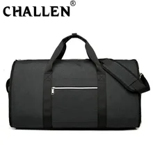 Брендовая мужская дорожная сумка, Брезентовая Многофункциональная Кожаная сумка, сумка для ручной клади, мужская сумка через плечо, Большая вместительная сумка, E41-02
