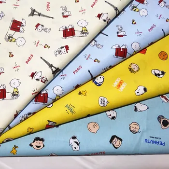 

10 meters cotton bed linen fabric twill printing kindergarten cartoon baby fabric small animal 160cm wide