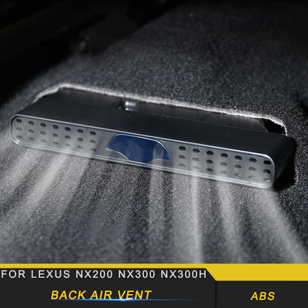 Для LEXUS NX200 NX200t NX300 NX300h автомобильный Стайлинг задняя часть вентиляционное отверстие на выходе панель накладка рамка наклейка интерьерные аксессуары