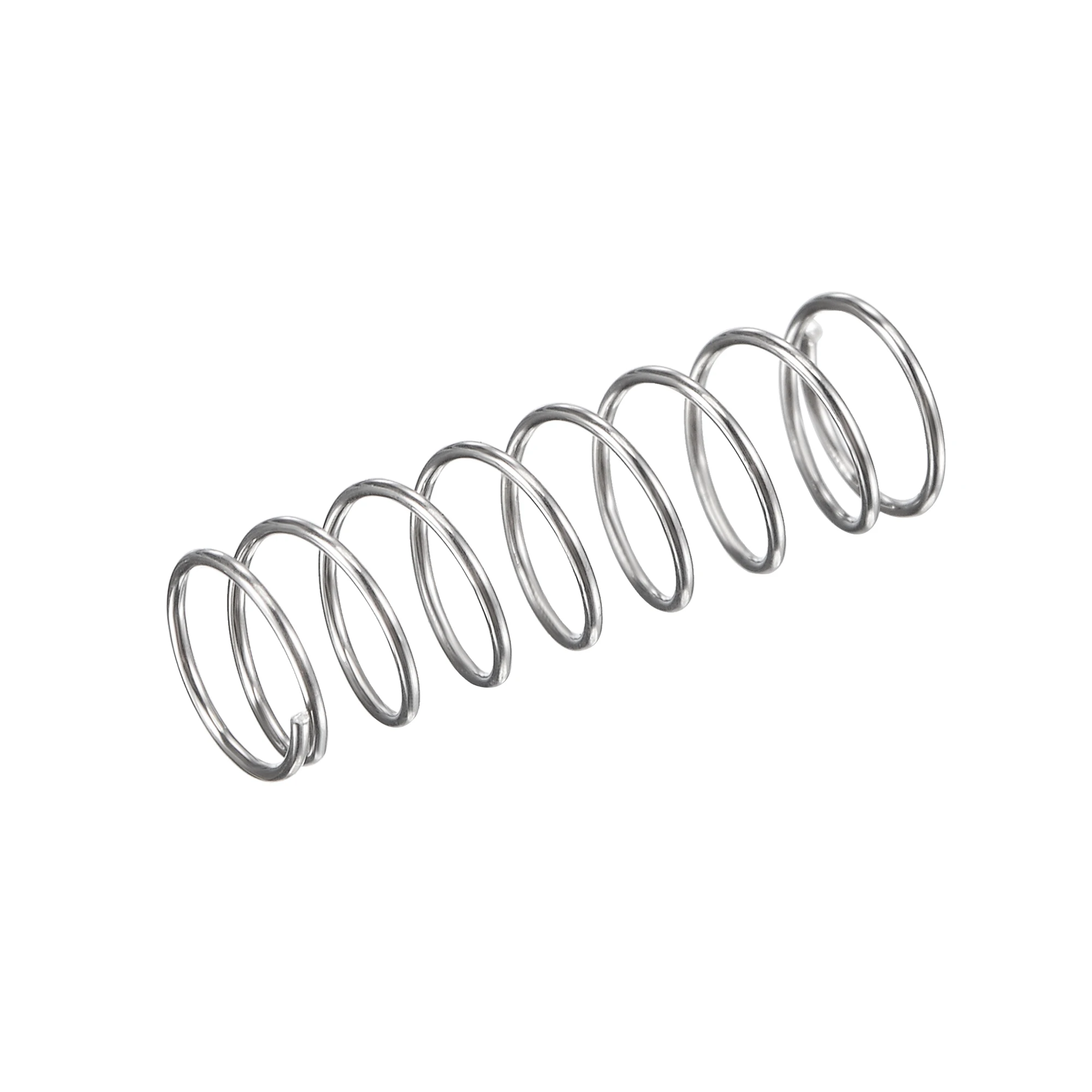 

Uxcell 30pcs 5mmx0.4mmx15mm 304 Stainless Steel Compression Spring 2N Load Capacity