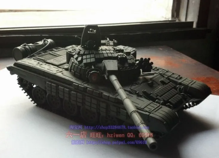 1:35スケールロシアT-72B装甲主力戦車モーターdiyプラスチック