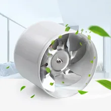 4 Inch Pipe Stainless Steel Exhaust Fan Window Duct Air Ventilation Blower 4'' Toilet Kitchen Ventilator Booster Extractor 100mm