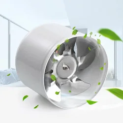4 Inch Pipe Stainless Steel Exhaust Fan Window Duct Air Ventilation Blower 4'' Toilet Kitchen Ventilator Booster Extractor 100mm