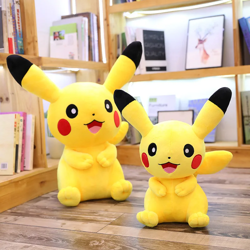 Fashion best selling cartoon plush toy Pikachu pendant sitting posture doll pillow sofa cushion toy soft fabric stuffed animal d