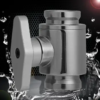 

G1/4 Vent Valve Brass Chrome Inner Teeth Water Ball Valve Waterway Control PC Computer Water Cooling Accessories