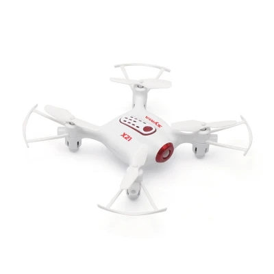 Abay Горячая X21 Мини RC Дрон RTF 2,4 ГГц 4CH 6-axis Gyro/удержания высоты 360 градусов вращение YH-65 - Цвет: Белый