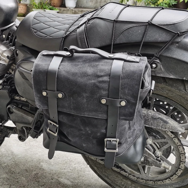 Motorcycle Side Bag Hanging Bag Retro Side Bag Pack Bag Side Motorcycle Brigade Side Box