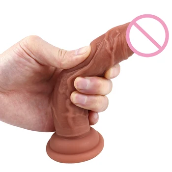 Skin Feeling Realistic Dildo Soft Small Penis with Suction Cup Sex Toys for Women Strapon Female Masturbation for Beginner 6
