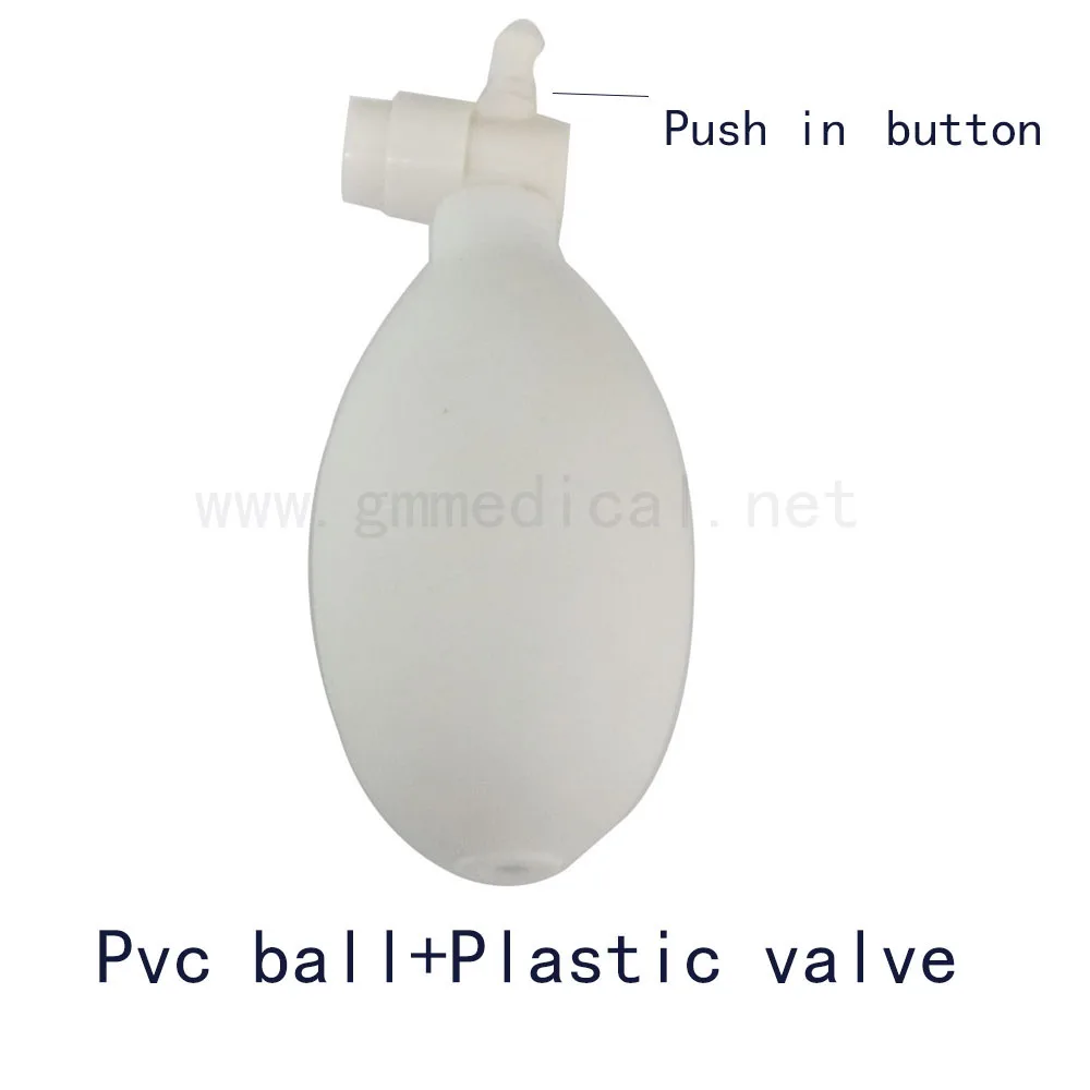 small ball white Manual Sphygmomanometer Latex/Pvc ball air inflatable bulb with plastic valve use for blood pressure cuff - Цвет: small ball white