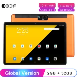 Tablette PC Android 2021 de 10.1 pouces, avec Octa Core, 2 go de RAM, 32 go de rom, double SIM, double caméra, 4G LTE, appels téléphoniques, 9.0 