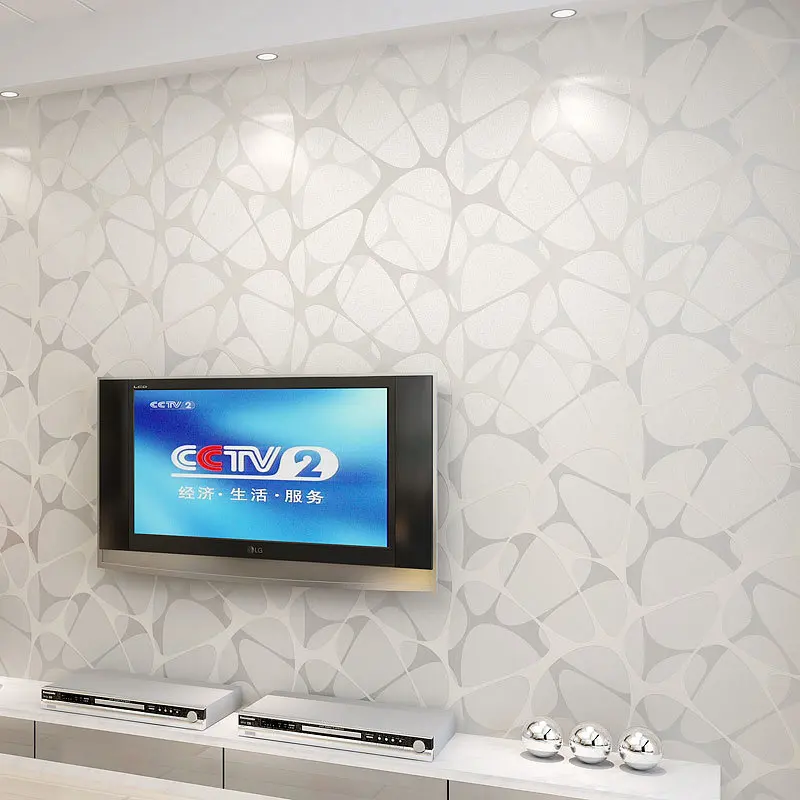 

Water Minimalist 3d Geometry Pattern Modern Cube Nest Non-woven Flocking Wallpaper Roll Living Room Bedroom Tv Background Decor
